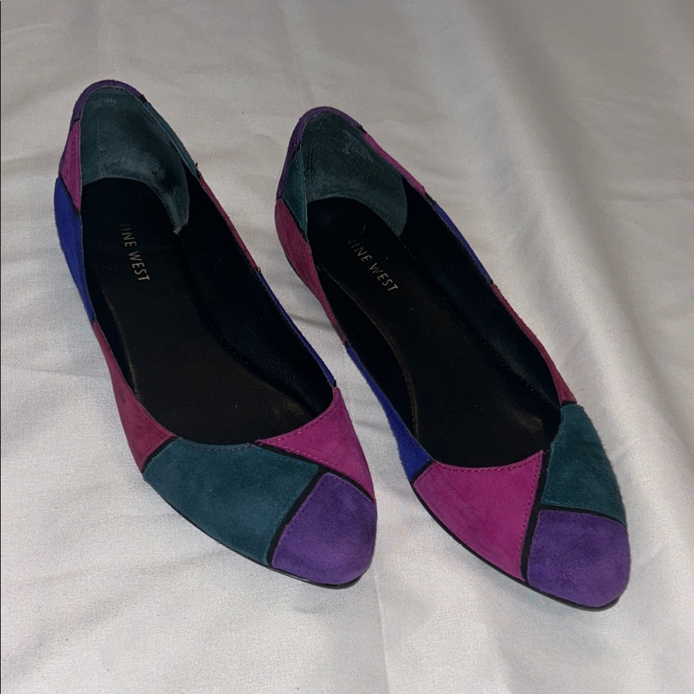 Nine West Women's Colorful Suede Flats